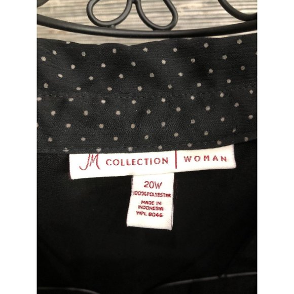 JM Collection Woman 3/4 Sleeve Top Blouse Plus - Picture 7 of 7